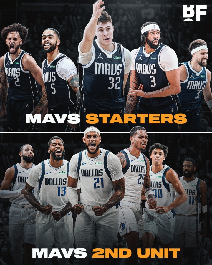 如此雄厚锋线实力！B/F晒独行侠阵容：这支球队能走多远？